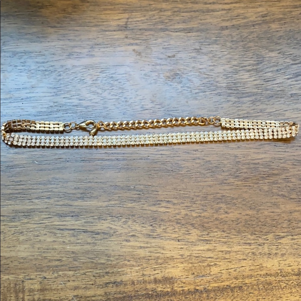 Faux gold necklace